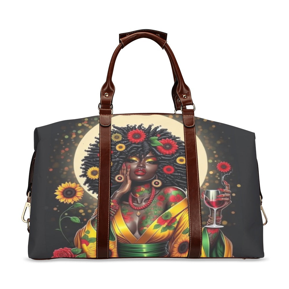 Bohemian Sunflower Travel Bag