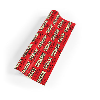 Crimson And Cream Since 1913 Gift Wrapping Paper Roll