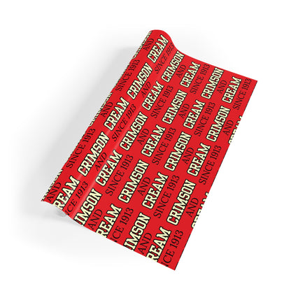 Crimson And Cream Since 1913 Gift Wrapping Paper Roll