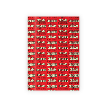 Crimson And Cream Since 1913 Gift Wrapping Paper Roll