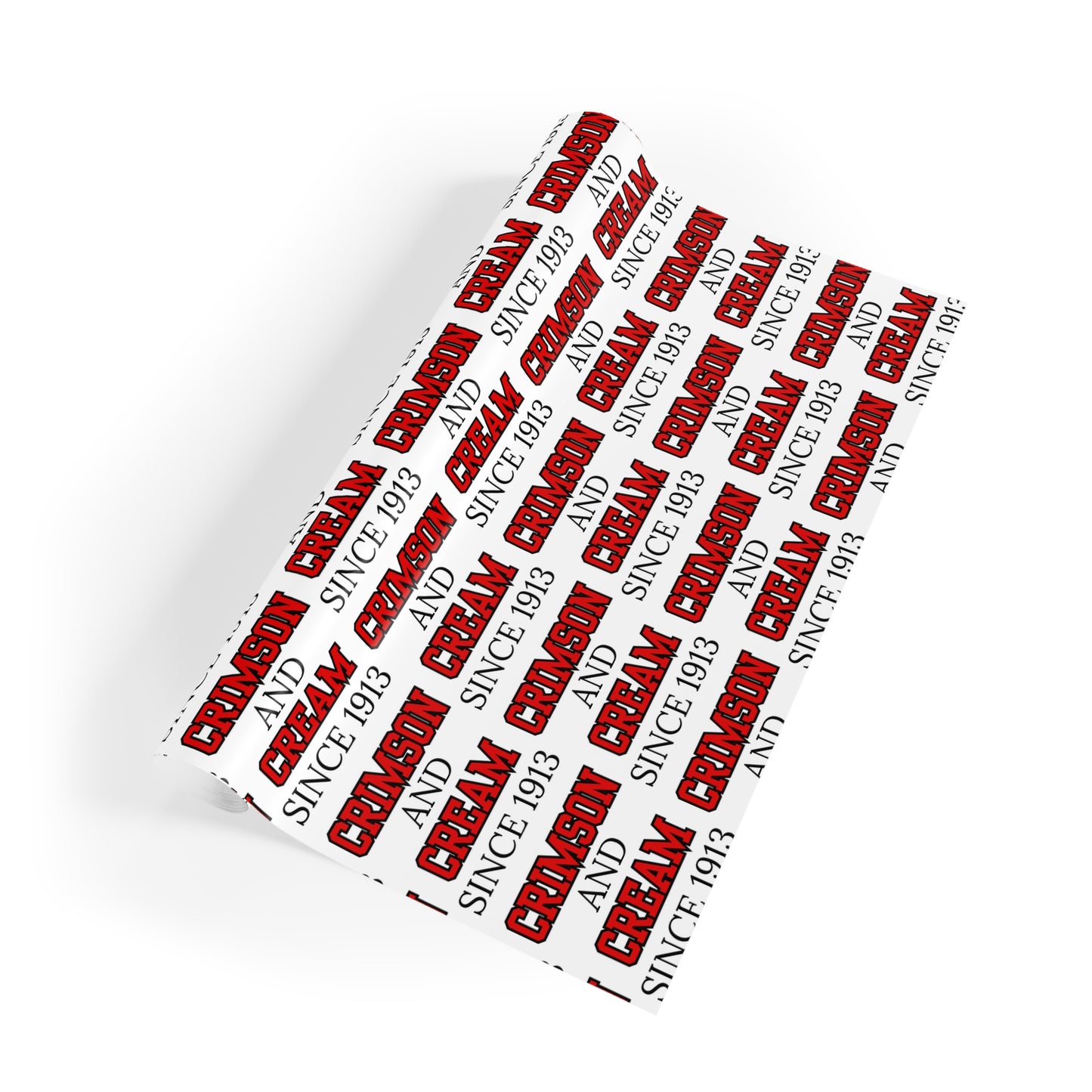 Crimson And Cream Since 1913 Gift Wrapping Paper Roll