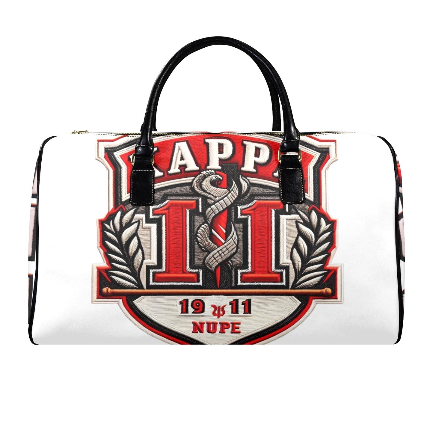 Kappa Alpha Psi Nupe Leather Travel Bag - Large