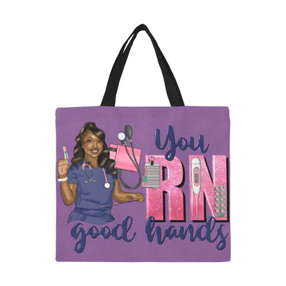 You RN Good Hands Nurse Tote bag