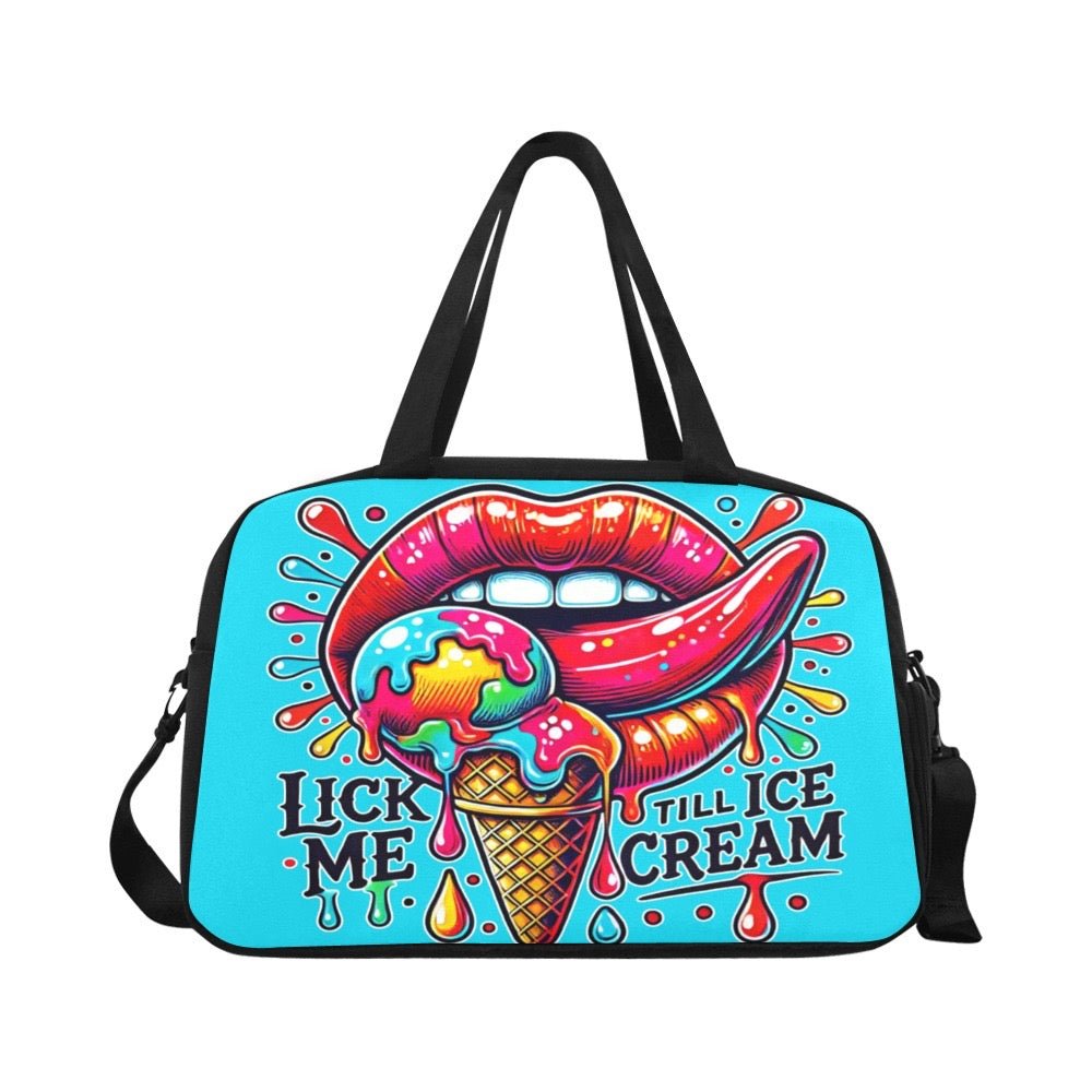 Lick Me Till Ice Cream Gym/Weekend Bag