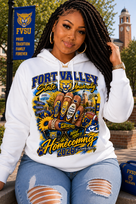 Fort Valley State University Homecoming 2026 Hoodie