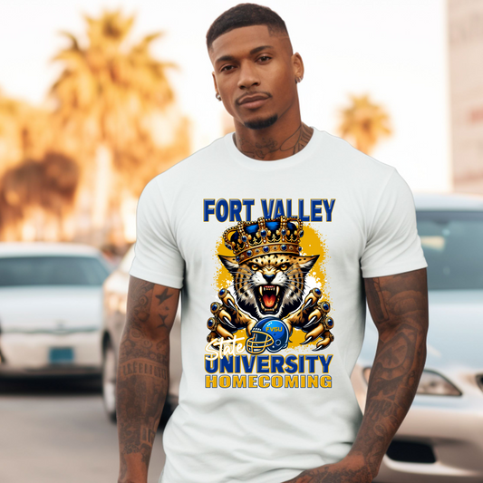 FVSU Fort Valley State University Wildcats Homecoming T-shirt