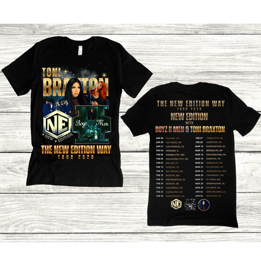 NE Toni Braxton - The New Edition Tour 2026 T-shirt