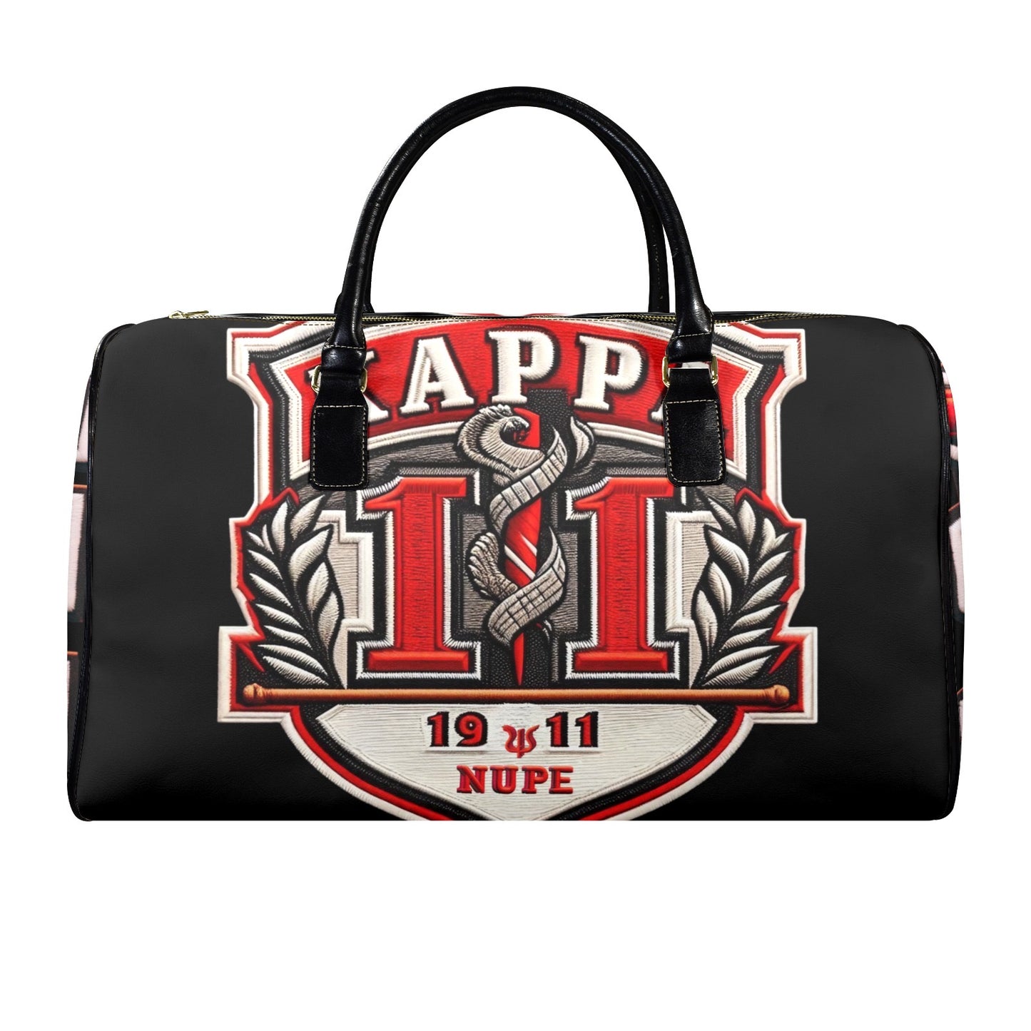 Kappa Alpha Psi Nupe Leather Travel Bag - Large