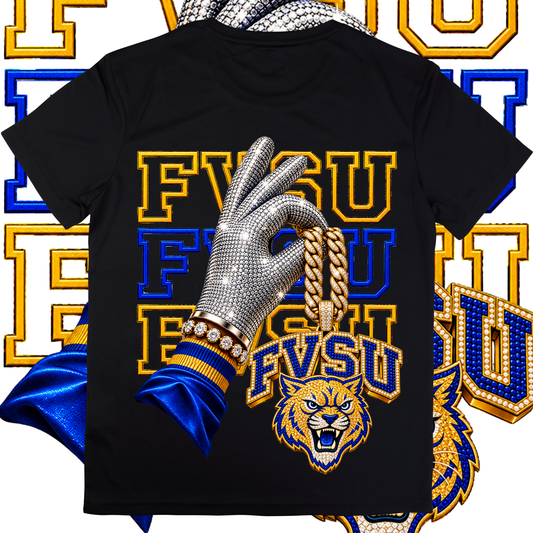 Fort Valley State University MJ Glove T-shirt