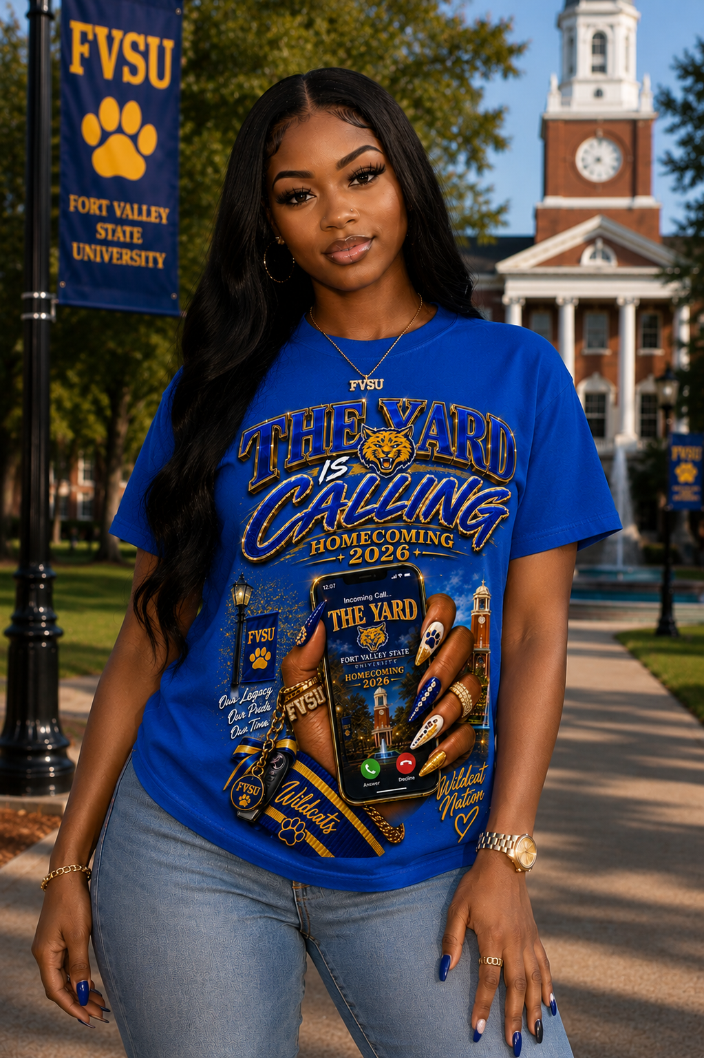 The Yard Is Calling Fort Valley State University Homecoming T-shirt