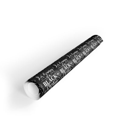 I'm Dreaming Of A Black Christmas Gift Wrapping Paper Roll