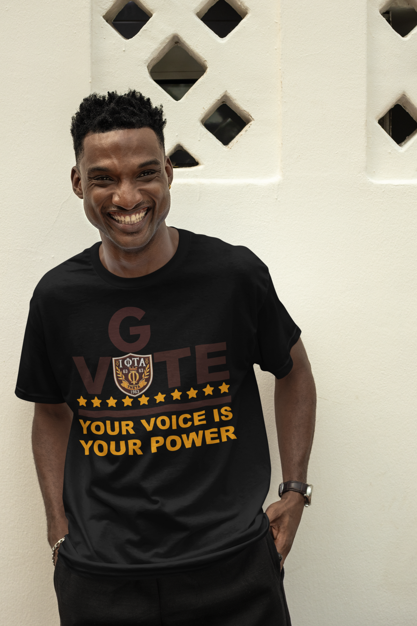 Iota Phi Theta - Go Vote - Your Voice Is Your Power T-shirt