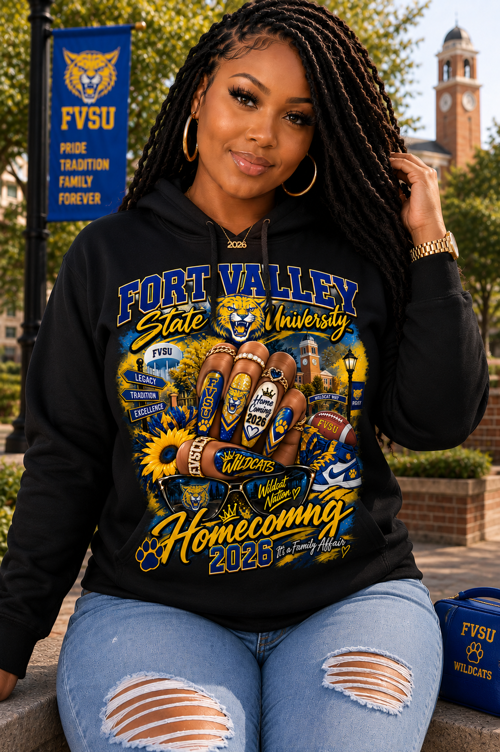 Fort Valley State University Homecoming 2026 Hoodie