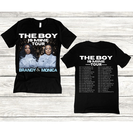 Monica And Brandy The Boy Is Mine Tour T-shirt