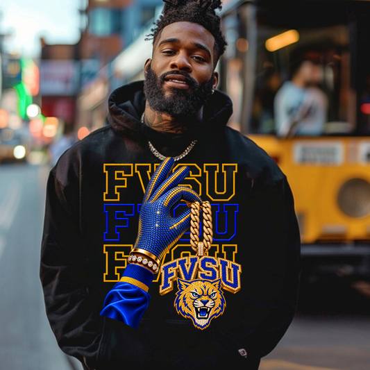 Fort Valley State University MJ Glove Hoodie