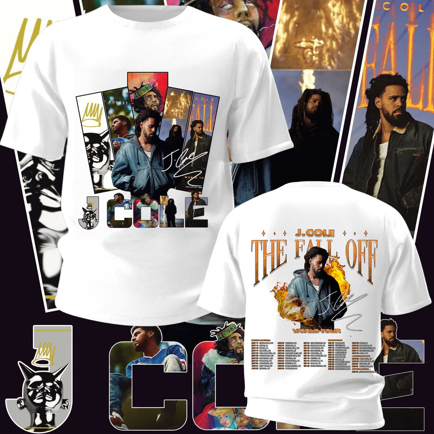 J. Cole The Fall Off Tour T-shirt