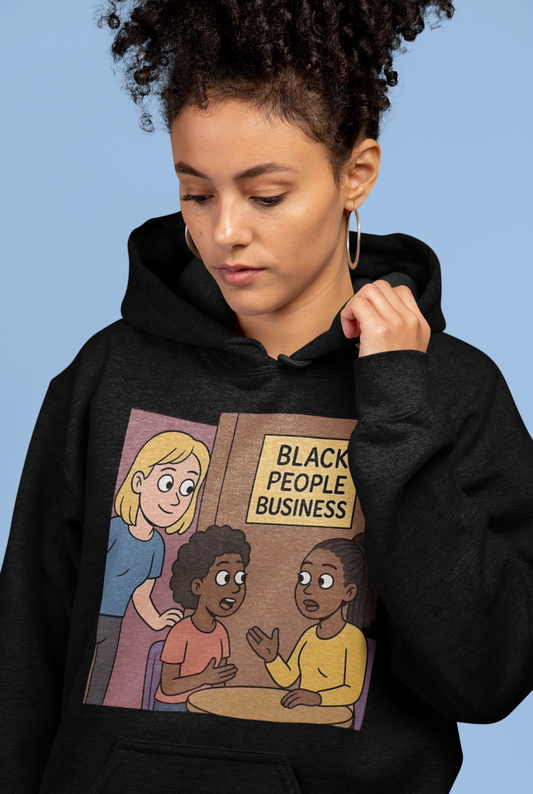 Black People Business Hoodie