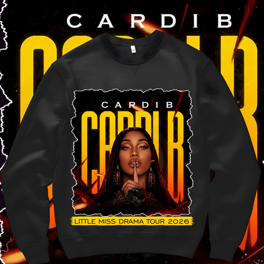 Cardi B Am I The Drama - Little Miss Drama Tour 2026 Sweatshirt