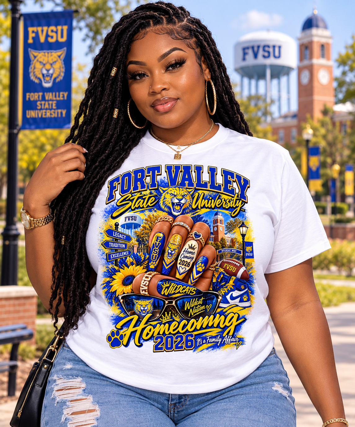 Fort Valley State University Homecoming 2026 T-shirt