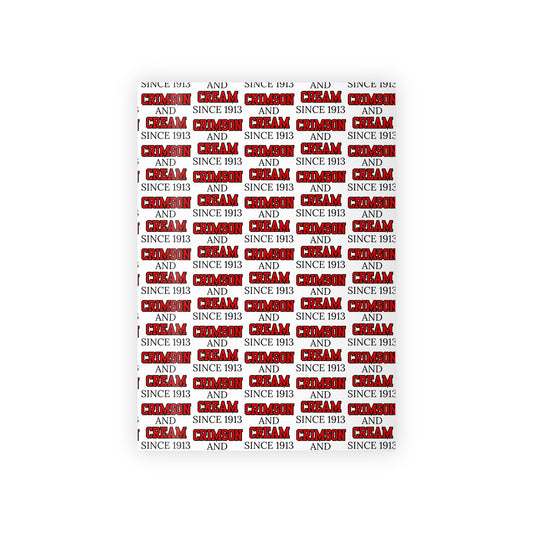 Crimson And Cream Since 1913 Gift Wrapping Paper Roll