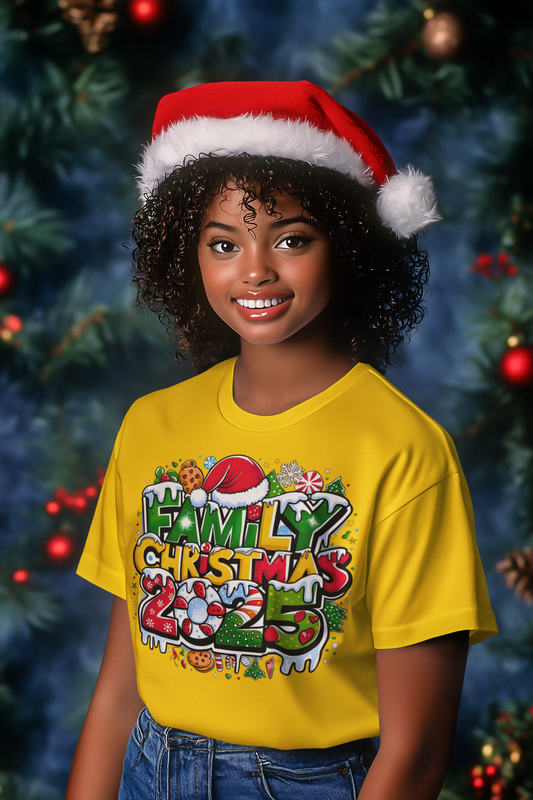 Family Christmas 2025 T-shirt