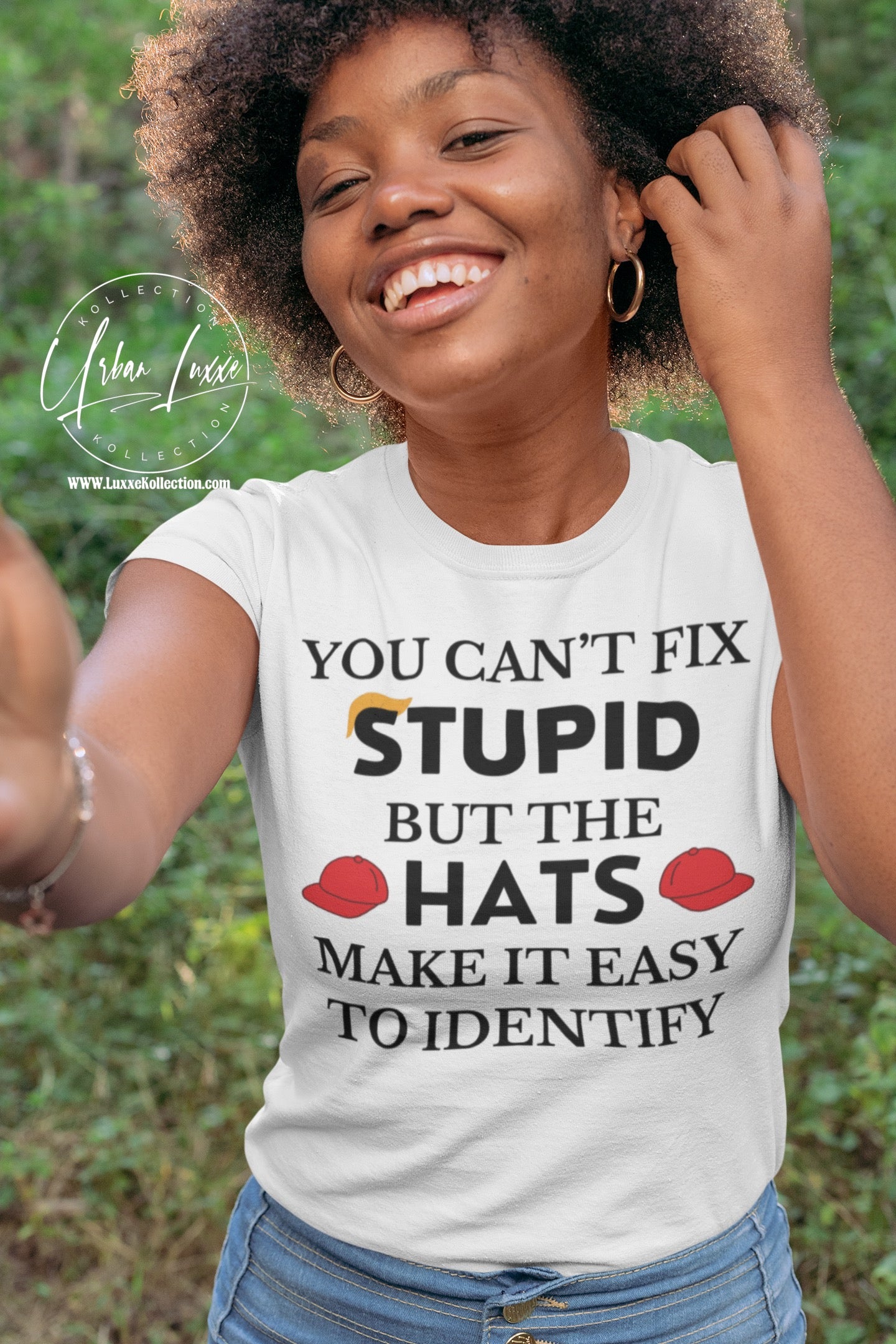 You Can’t Fix Stupid But The Red Hats Make it Easy To Identify T-shirt