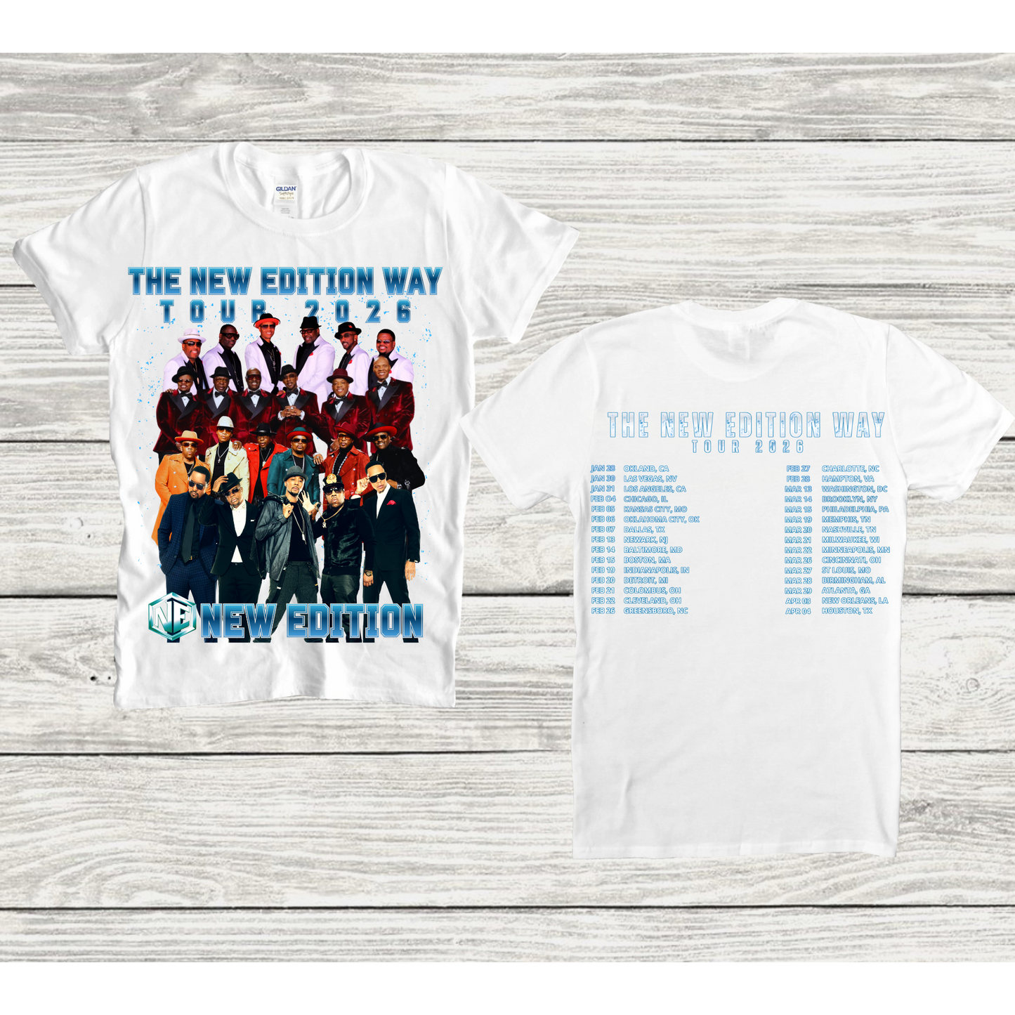 NE The New Edition Tour 2026 T-shirt
