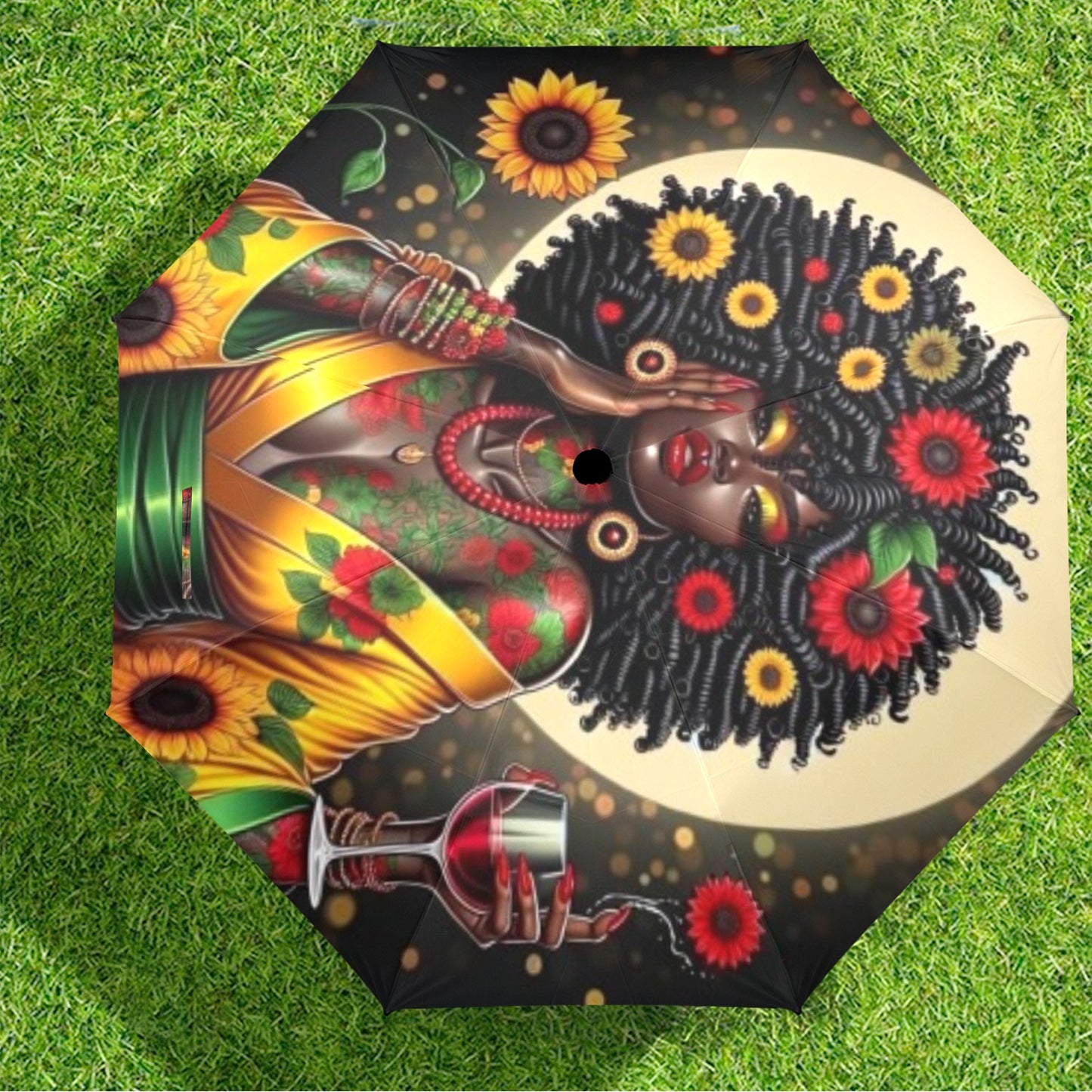 Bohemian Sunflower Umbrella