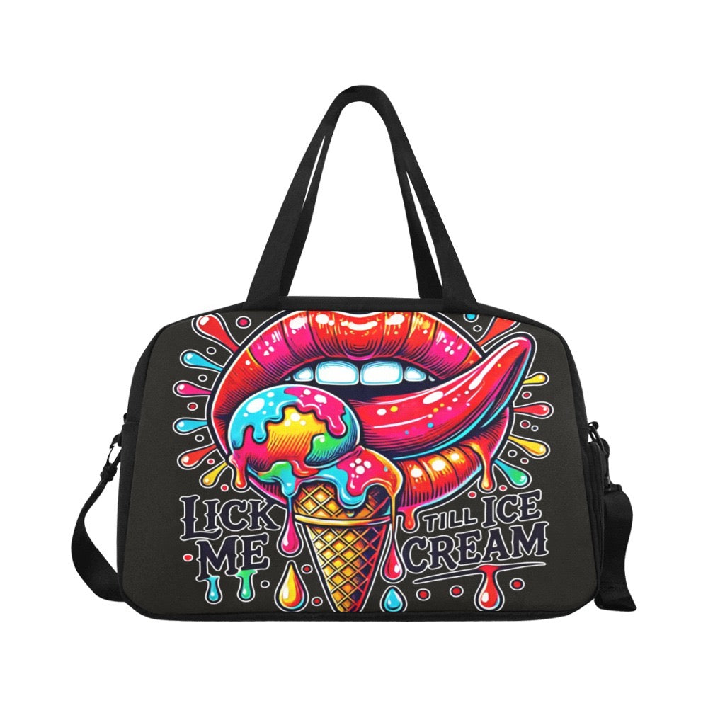 Lick Me Till Ice Cream Gym/Weekend Bag