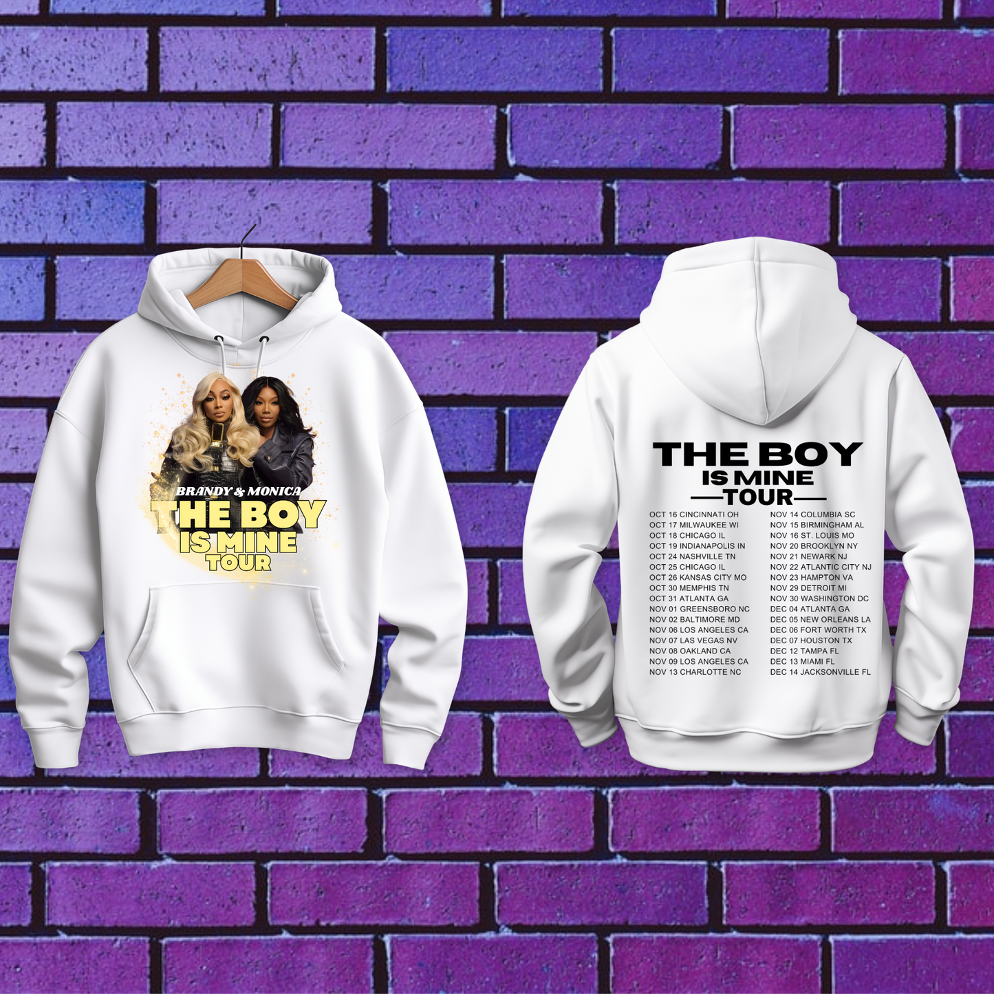 Brandy And Monica The Boy Is Mine Tour Hoodie