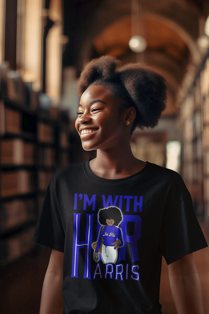 Zee-Phi I’m With Her-I’m With Harris T-shirt