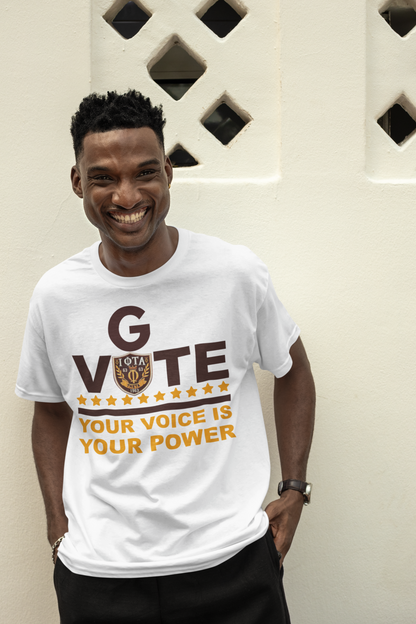 Iota Phi Theta - Go Vote - Your Voice Is Your Power T-shirt