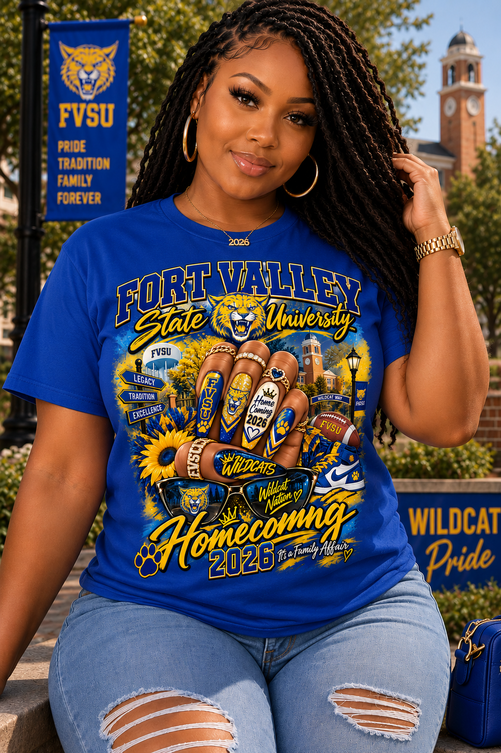 Fort Valley State University Homecoming 2026 T-shirt