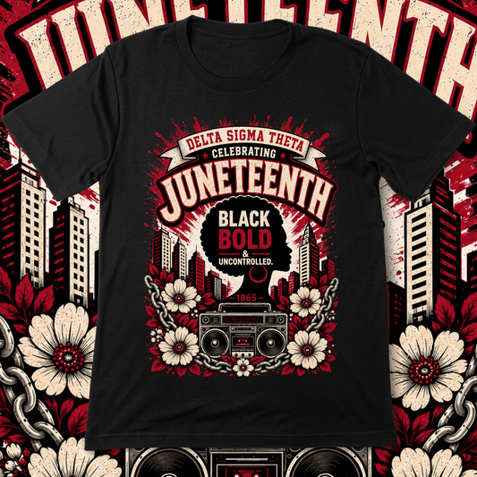 Delta Sigma Theta Celebrating  Juneteenth T-shirt