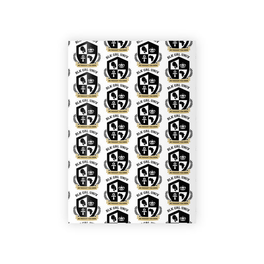 Black Girl University Gift Wrapping Paper Roll