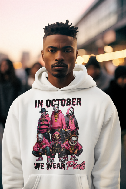 In October We Wear Pink Hoodie