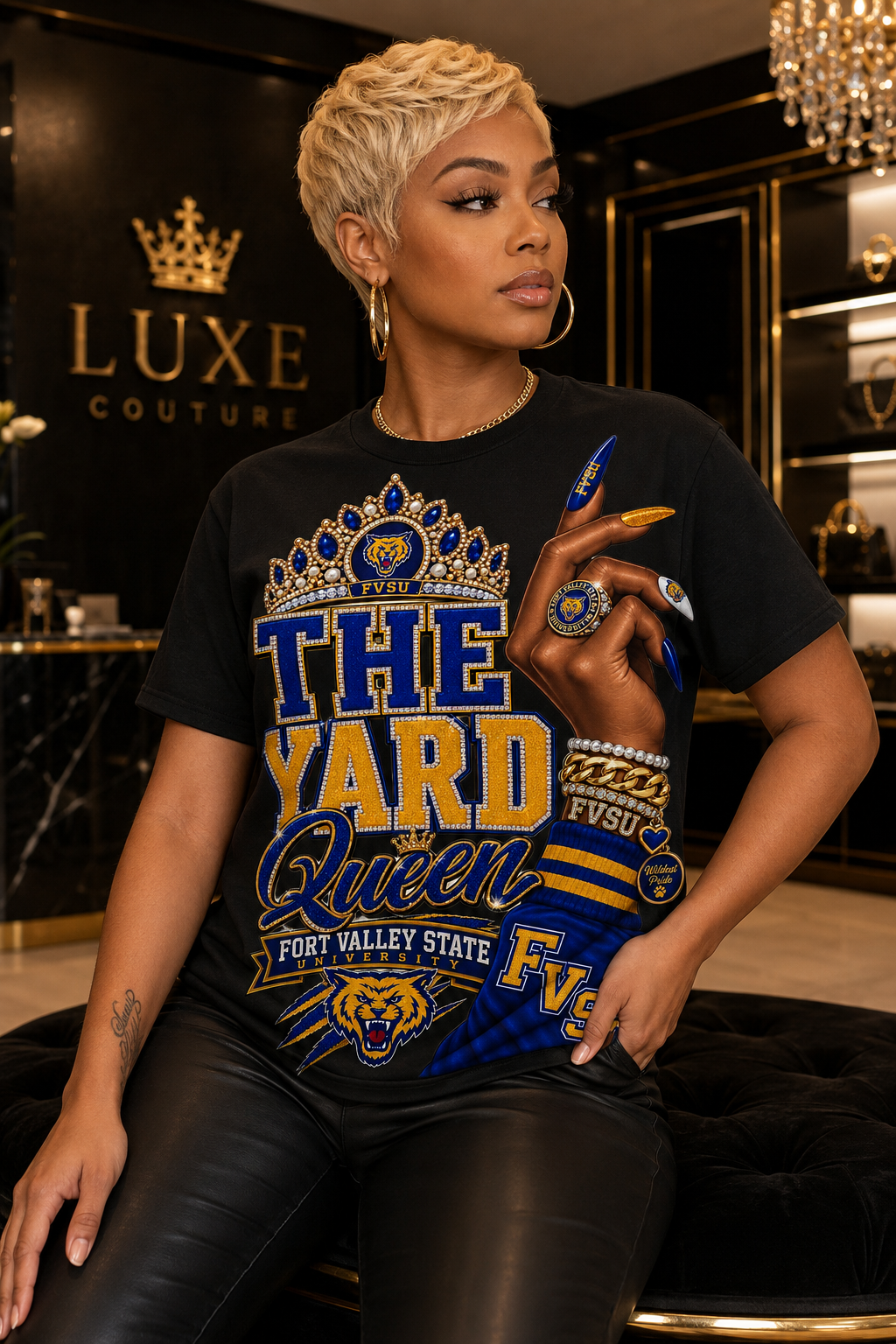 The Yard Queen Fort Valley State University Homecoming T-shirt