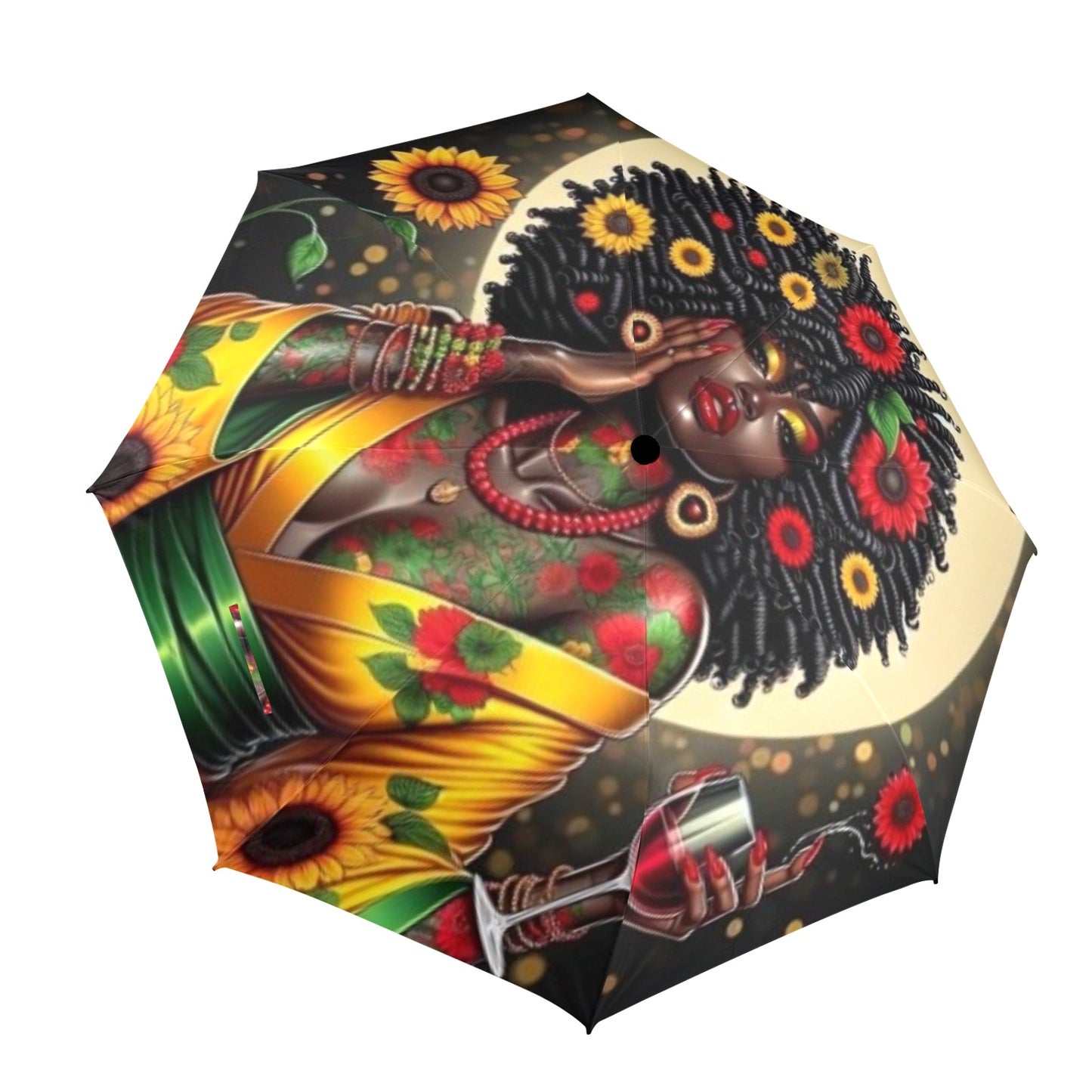 Bohemian Sunflower Umbrella