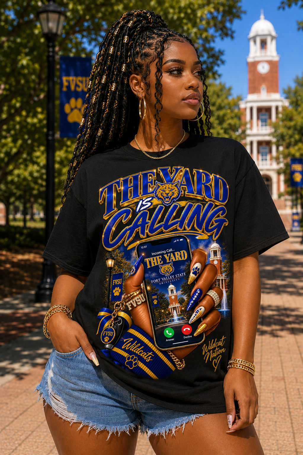 The Yard Is Calling Fort Valley State University Homecoming T-shirt