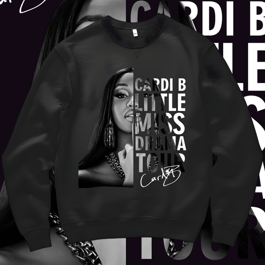 Cardi B Am I The Drama - Little Miss Drama Tour 2026 Sweatshirt