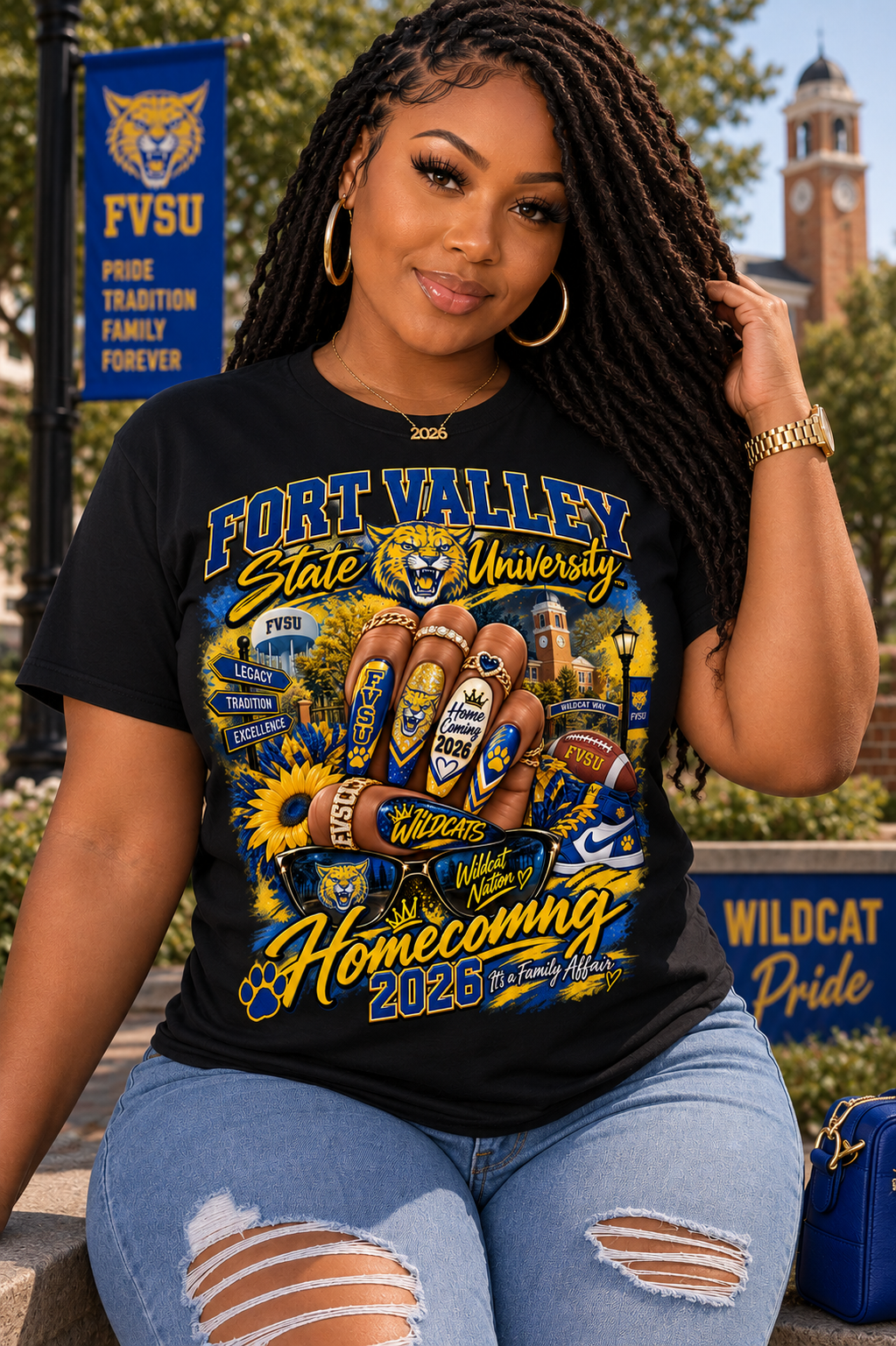 Fort Valley State University Homecoming 2026 T-shirt