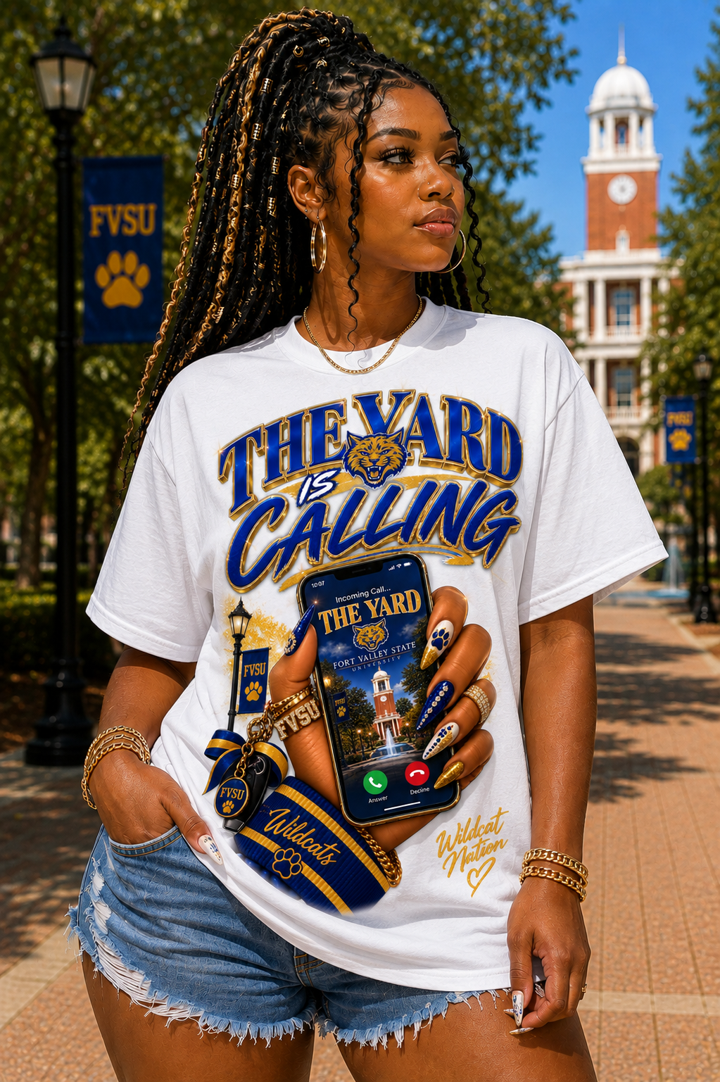 The Yard Is Calling Fort Valley State University Homecoming T-shirt
