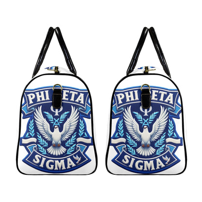 Phi Beta Sigma Leather Travel Bag-Large