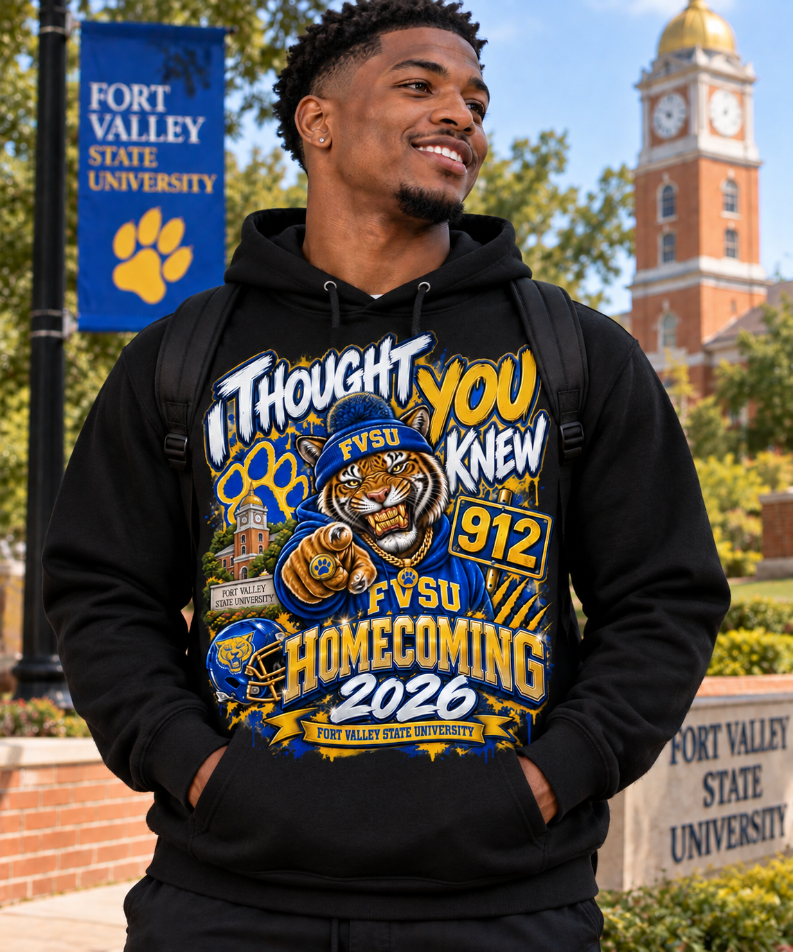 I Thought You Knew Fort Valley State University Hoodie
