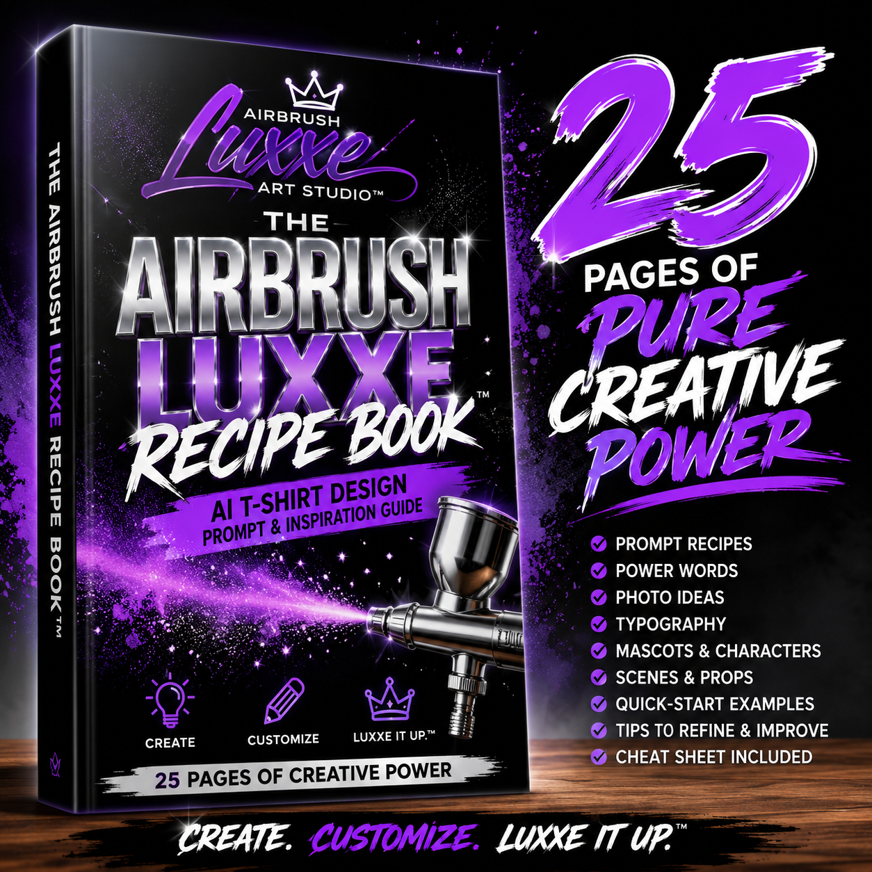 The Airbrush Luxxe Recipe Book™