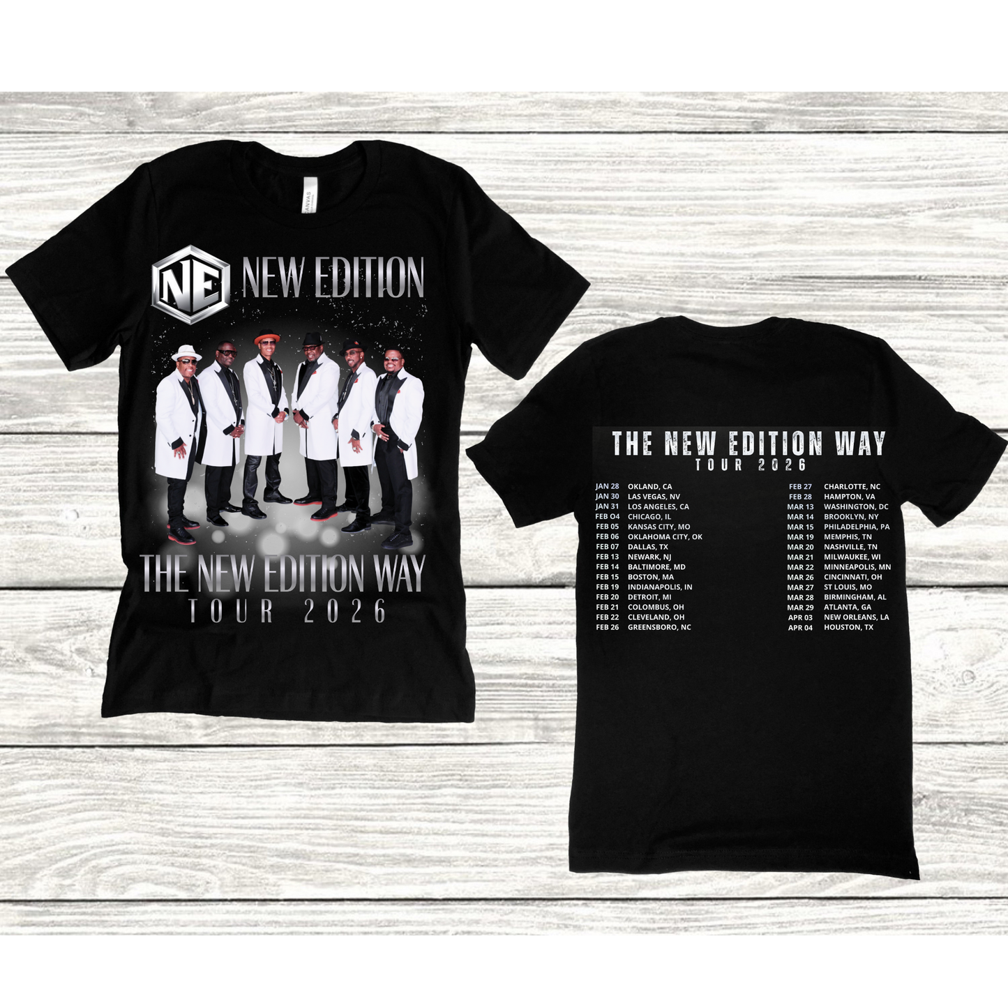 NE The New Edition Tour 2026 T-shirt