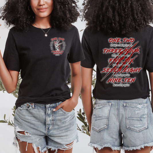 One Two Freddy’s Coming For You T-shirt