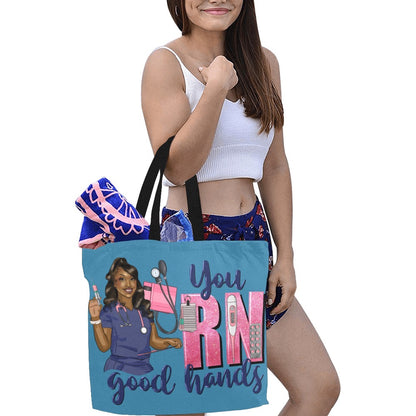 You RN Good Hands Nurse Tote bag