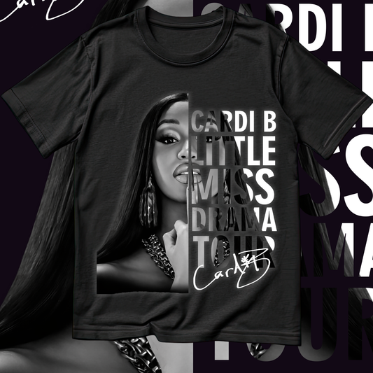Cardi B Am I The Drama - Little Miss Drama 2026 Tour T-shirt