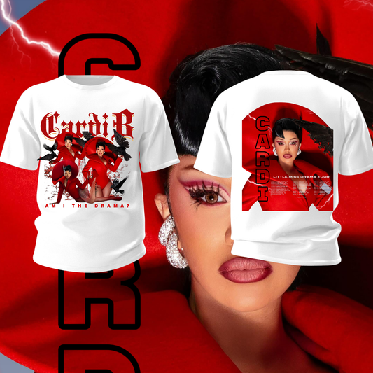 Cardi B Am I The Drama Tour T-shirt